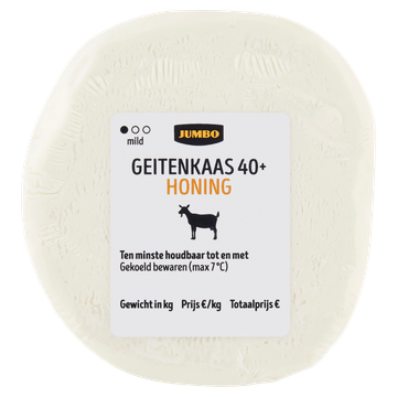 Jumbo Geitenkaas 40+ Honing ca. 125 g