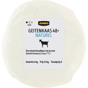 Jumbo Geitenkaas 48+ Naturel ca. 125 g