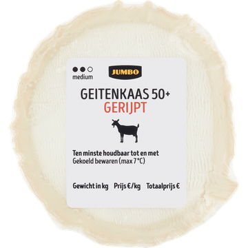 Jumbo Geitenkaas 50+ Gerijpt ca. 125 g