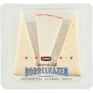 Jumbo Spaanse Stijl Borrelkazen Queso Manchego Geitenkaas Iberico 100 g