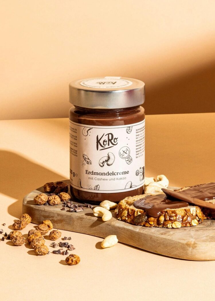 KoRo | Tijgernootpasta met cashewnoten en cacao 12 x 350 g