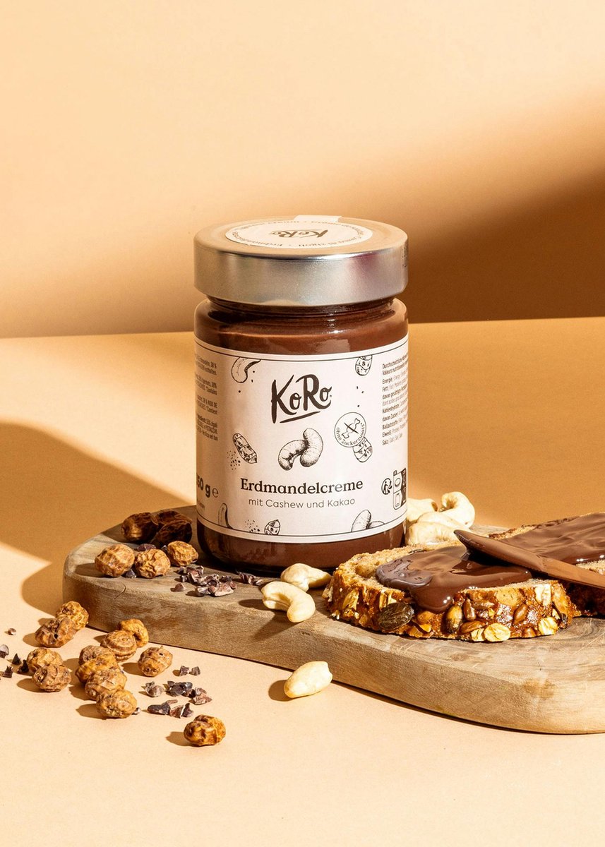 KoRo | Tijgernootpasta met cashewnoten en cacao 12 x 350 g