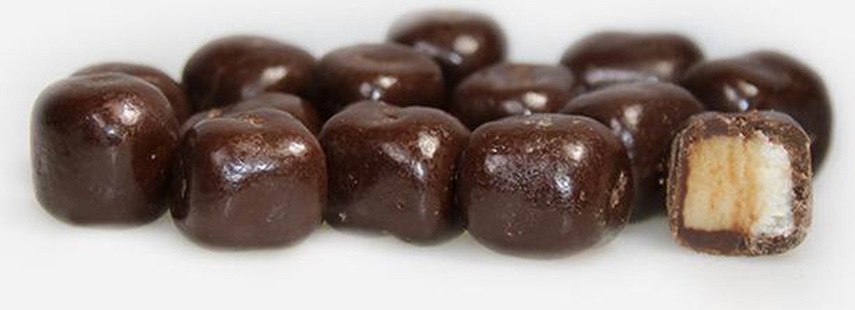 Kokos Blokjes In Pure Chocolade 750 Gram - Biologisch - Glutenvrije Chocolade - Lactosevrij