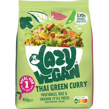 Lazy Vegan Thai Green Curry 450 g bij Jumbo