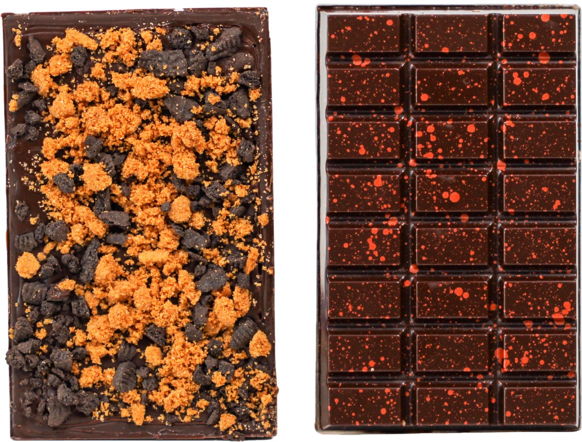 Lindy's Patisserie | Chocoladereep | Big Bar | Cookies Salted Caramel | VEGAN | Chocolade Reep | Pure Chocolade | 205 gram