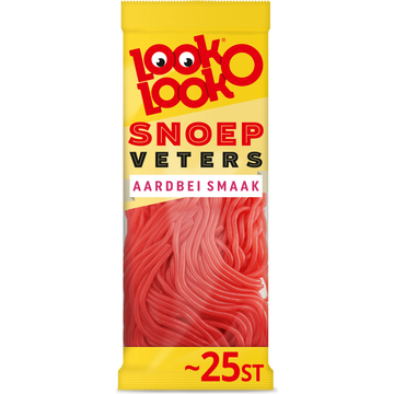 LookOLook Snoepveters Aardbei Vegan 25 stuks bij Jumbo