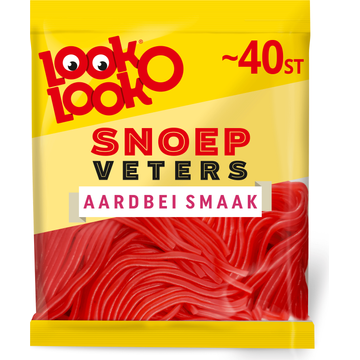 LookOLook Snoepveters Aardbeismaak 195 g bij Jumbo