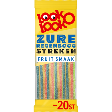 LookOLook Zure Regenboog Streken Vegan 20 stuks bij Jumbo