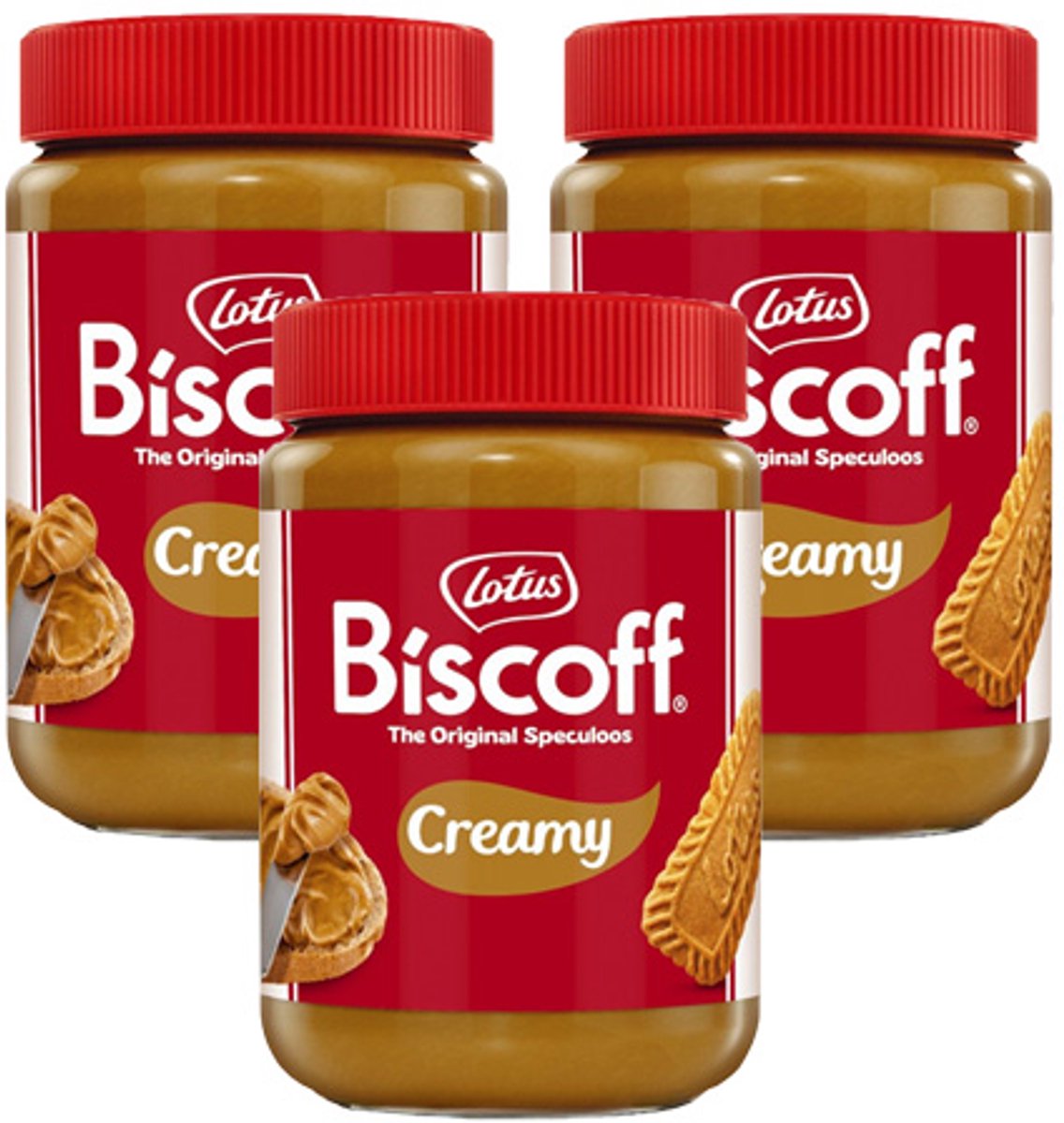Lotus - Biscoff Speculoospasta Creamy - 3x 400g
