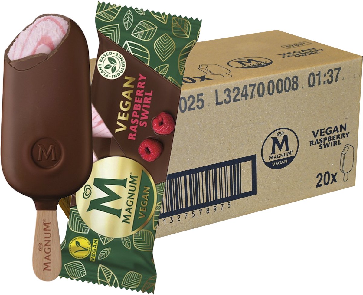 MAGNUM Vegan Raspberry Swirl 40x90ml