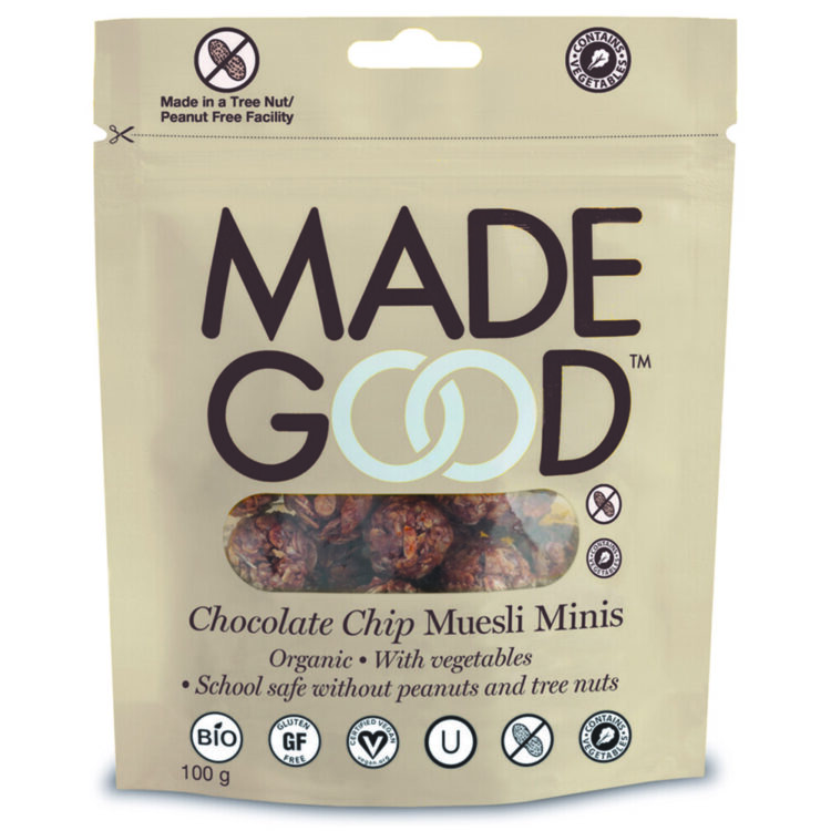 MadeGood Granola Mini's Chocolate Chip 100 gr