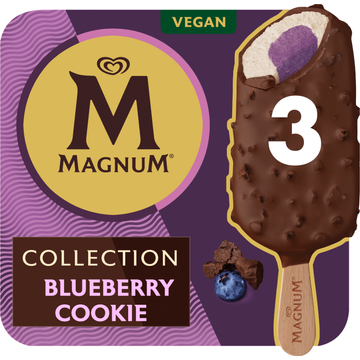 Magnum IJs Vegan Blueberry Cookie 3 x 90 ml bij Jumbo