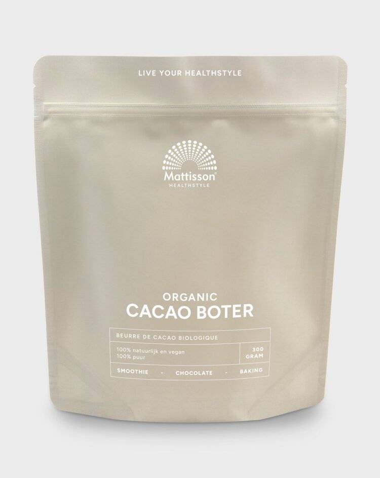 Mattisson - Biologische Cacao Boter - Vegan Cacaoboter - 300 Gram