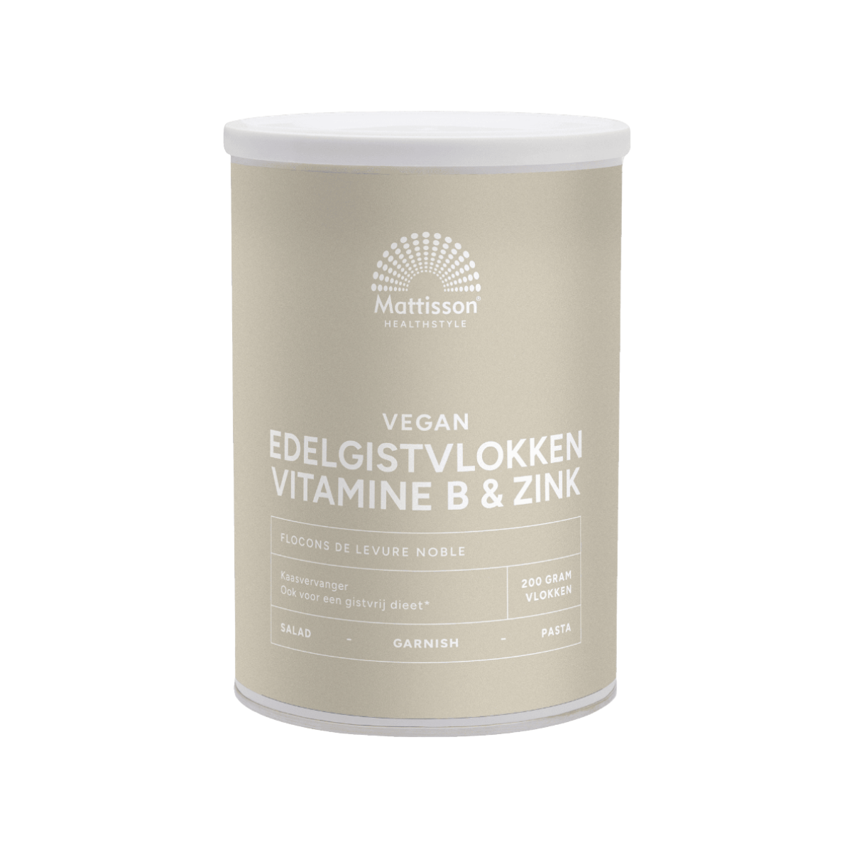Mattisson Edelgistvlokken vitamine B12 + zink 200 gram