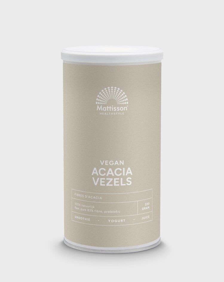 Mattisson - Vegan Acacia Vezels - 83% Vezels - Acaciavezels Voedingsvezels Supplement - 220 Gram