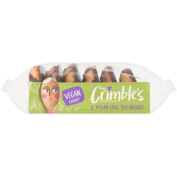 Mrs Crimble's Vegan Choc Macaroons 6 Stuks 195 g bij Jumbo