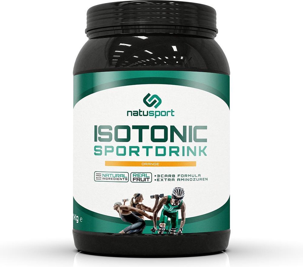 Natusport Isotone Sportdrank Orange - 1 KG Pot