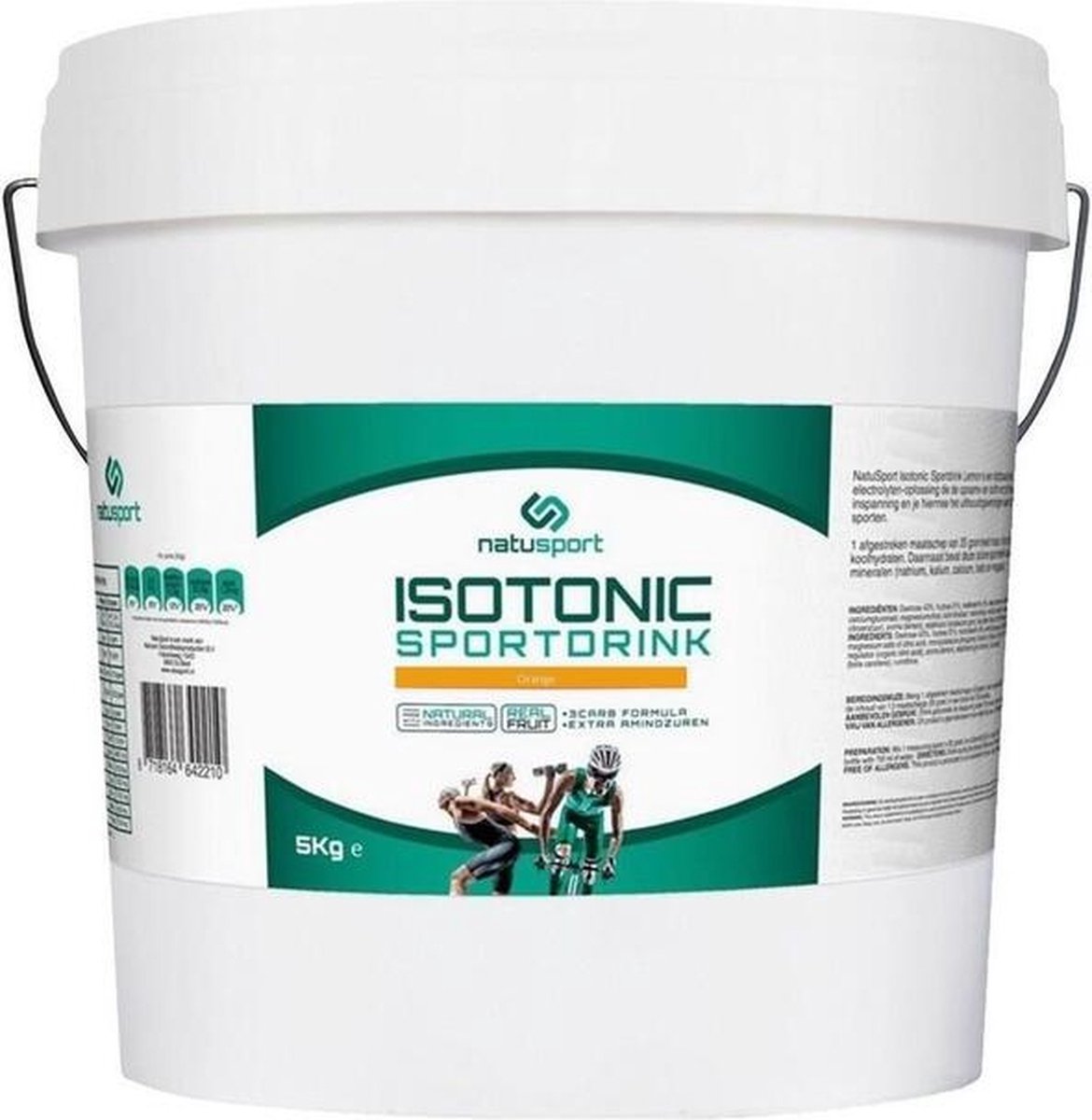 Natusport Isotonic Sportdrank Orange Emmer - 5 kg