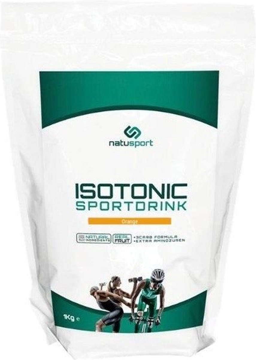 Natusport Isotonic Sportdrank Orange Navulverpakking - 1 KG