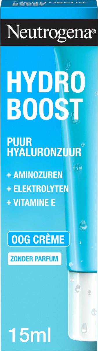 Neutrogena Hydro Boost oogcrème gel - verkwikkende 3-in-1 verzorging - oogcrème donkere kringen - 1 x 15 ml