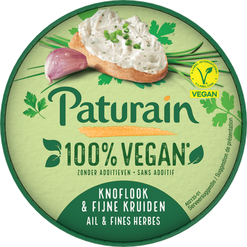 Paturain Vegan Knoflijk & Fijne Kruiden 140g bij Jumbo