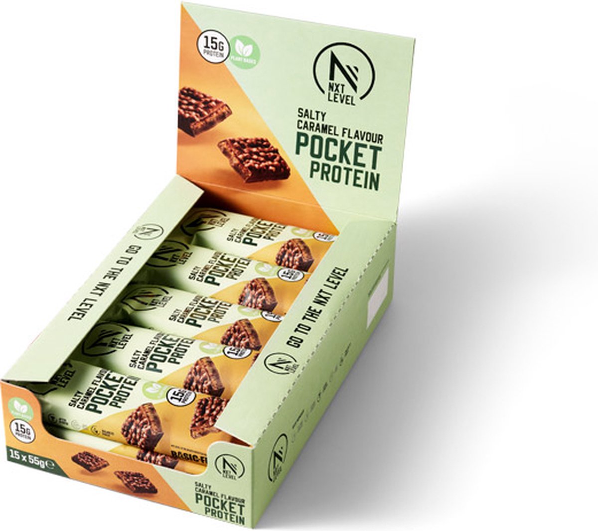 Pocket Protein - Vegan Salty Caramel - 15 repen