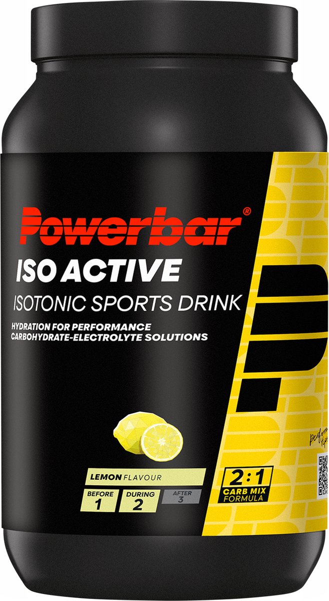 Powerbar sportdrank | IsoActive | Lemon | 1320 gram - 20 liter