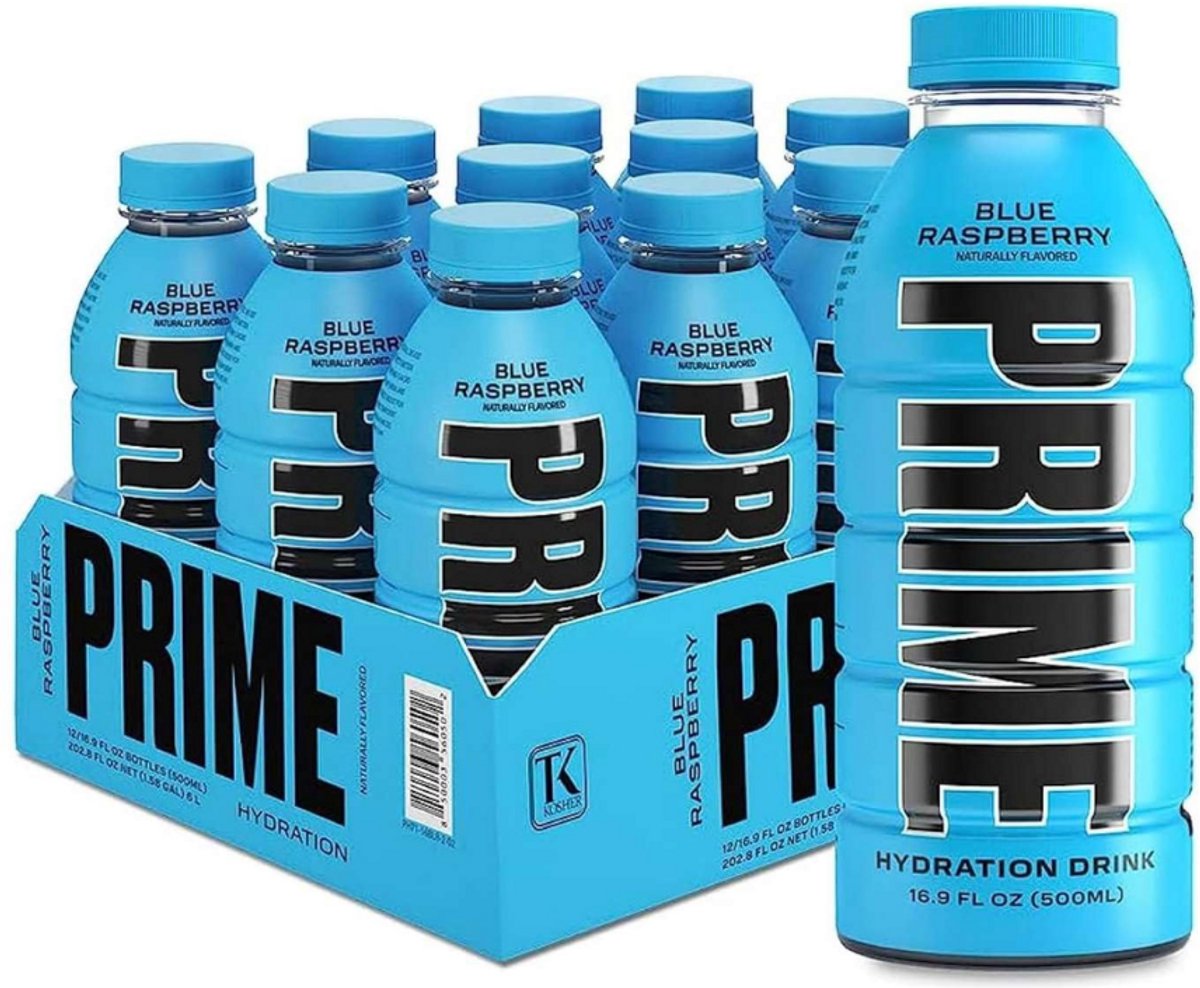 Prime Hydration Blue Raspberry PET (12x 500ml)