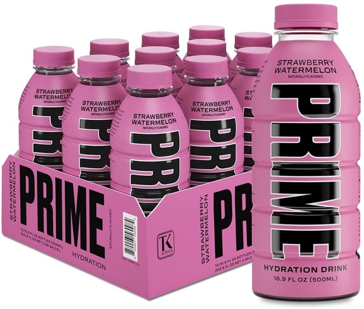 Prime Hydration Strawberry Watermelon PET (12x 500ml)