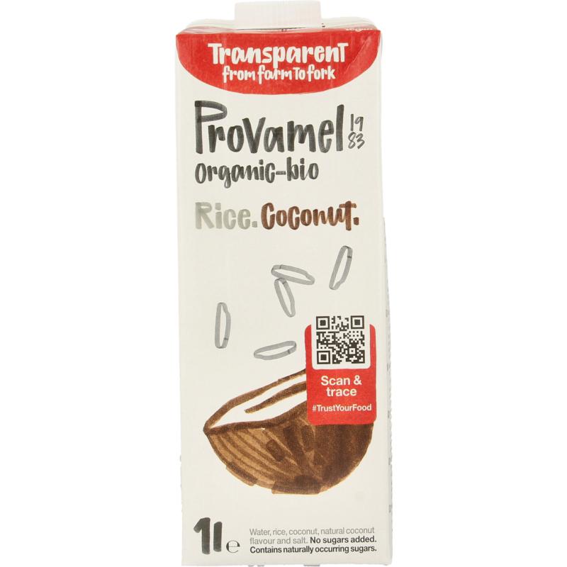 Provamel Rijstdrink kokos bio 1000 ml