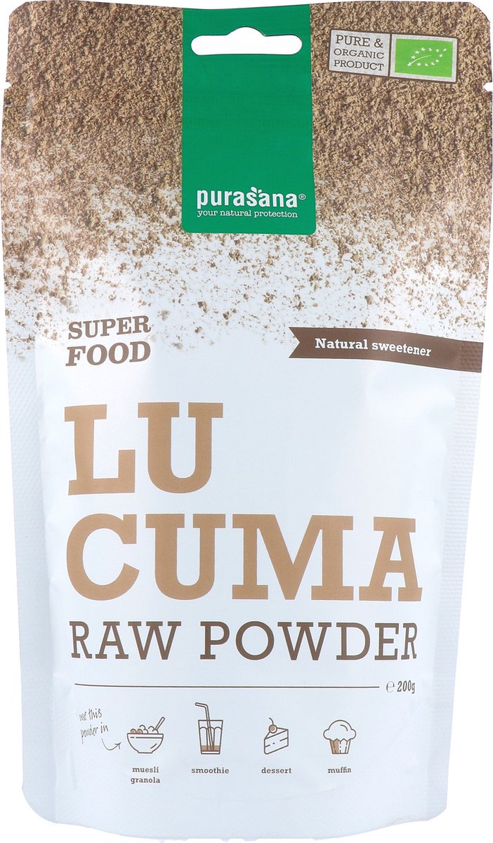 Purasana Lucuma poeder/poudre vegan bio (200g)
