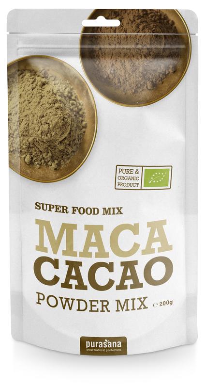 Purasana Maca& cacao poedermix vegan bio 200 gram