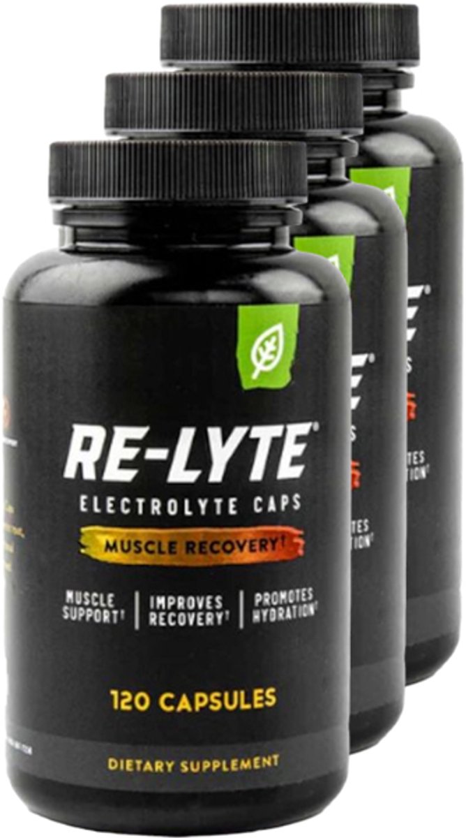 Re-Lyte | Electrolyte Caps | Muscle Recovery | 120 Capsules | 3 stuks | 3 x 120 capsules