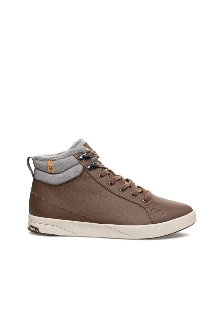 SAOLA mannen vegan Sneakers Heren Bergen Warm Chocolade