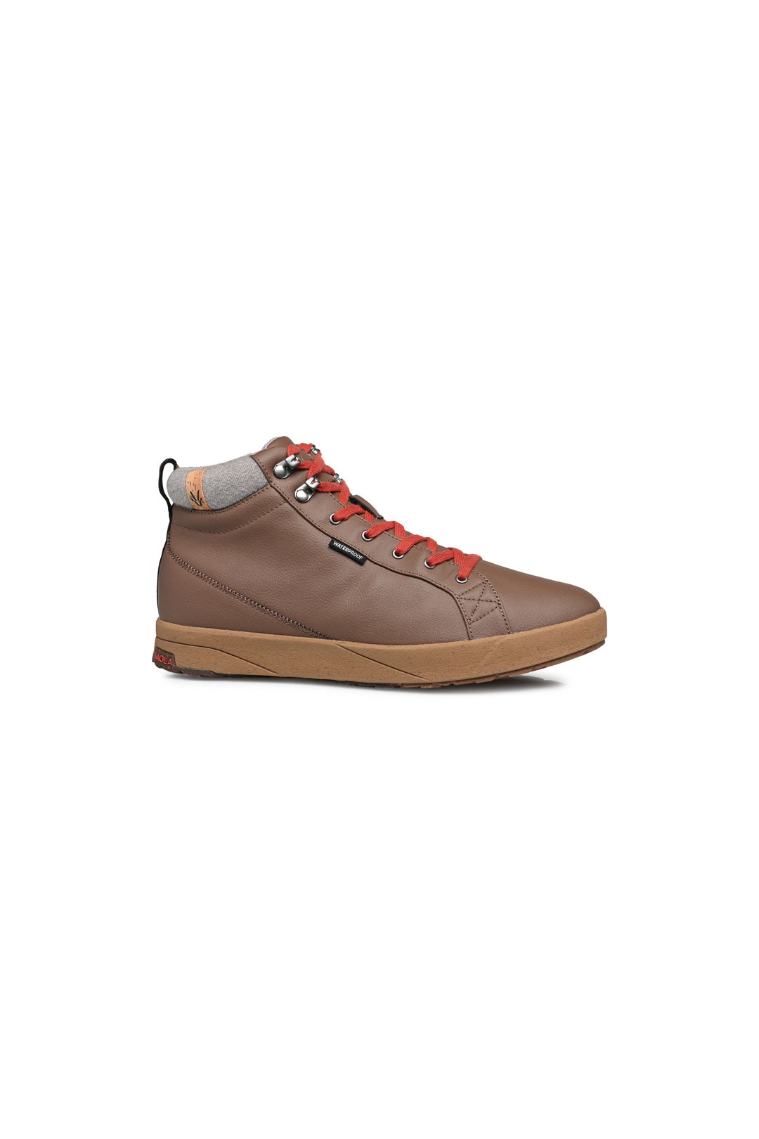 SAOLA mannen vegan Sneakers Heren Bergen Waterproof Warm Chocolade