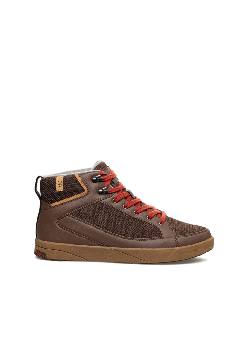 SAOLA mannen vegan Sneakers Heren Machu Waterdicht Chocolade