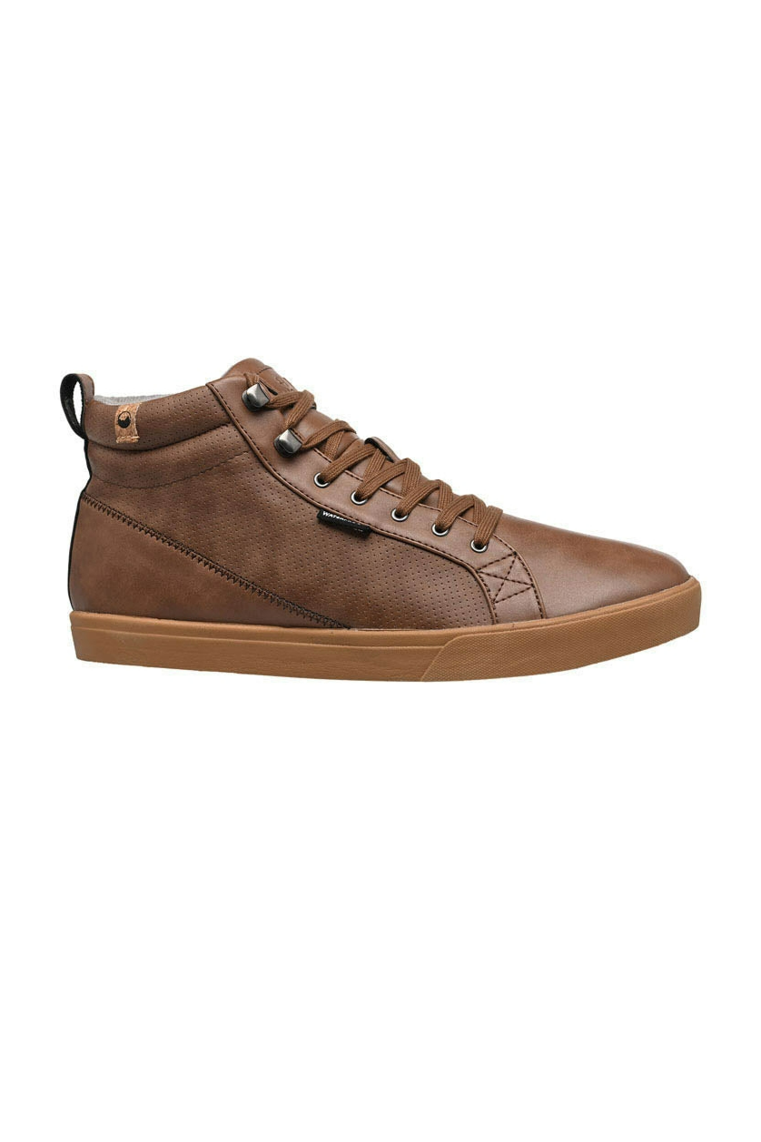 SAOLA mannen vegan Sneakers Heren Wanaka Waterproof Chocolade
