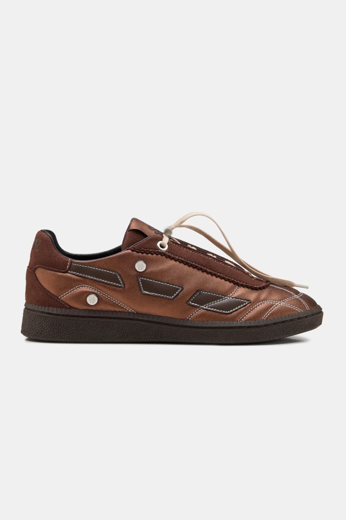 SAYE mannen vegan Sneakers M70 Apollo Chocolade & Brons