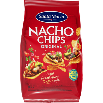Santa Maria Nacho Tortilla Chips 185 g bij Jumbo