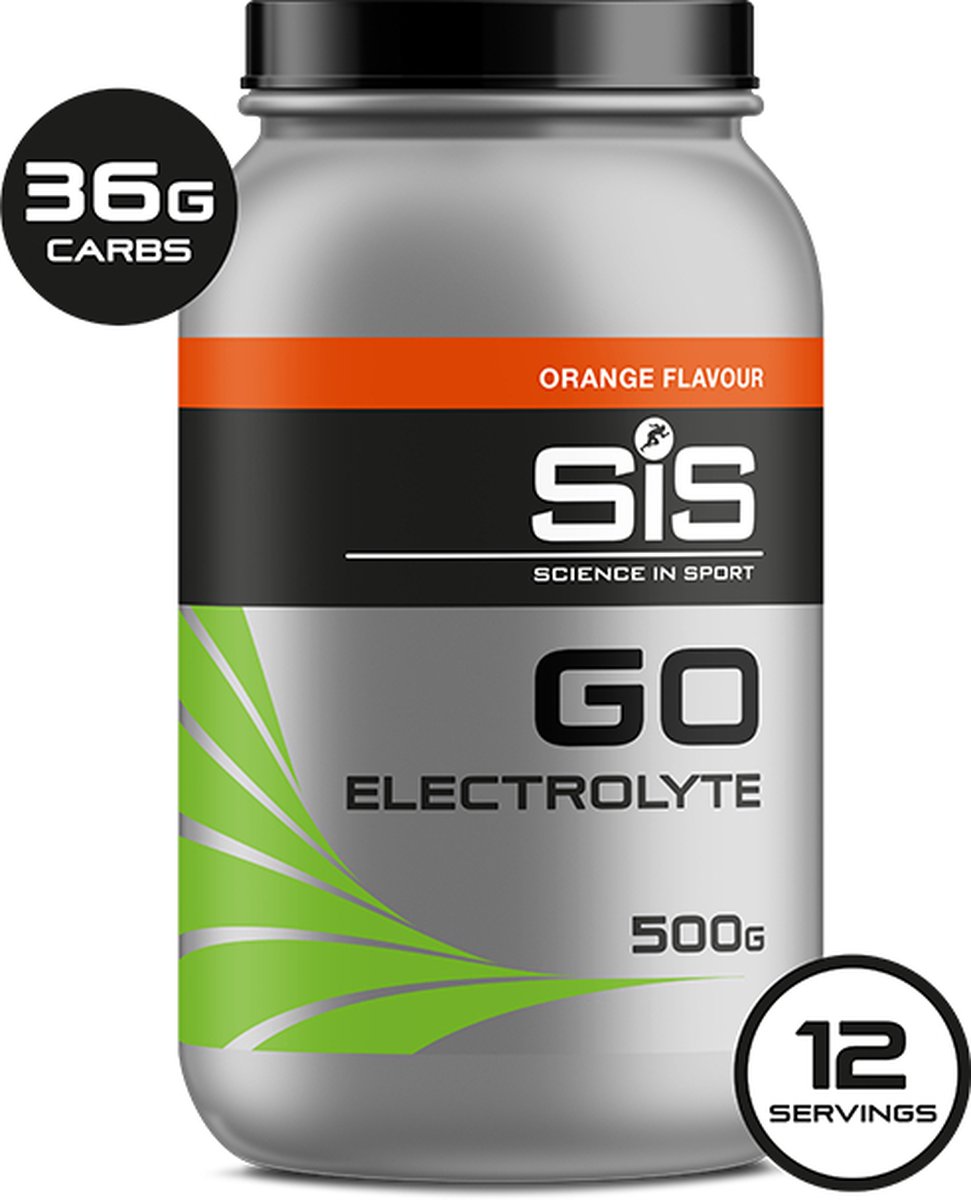 Science in Sport - SIS Energydrink - Go Electrolyte - Elektrolyten + Koolhydraten - 500g - Orange / Sinaasappel smaak