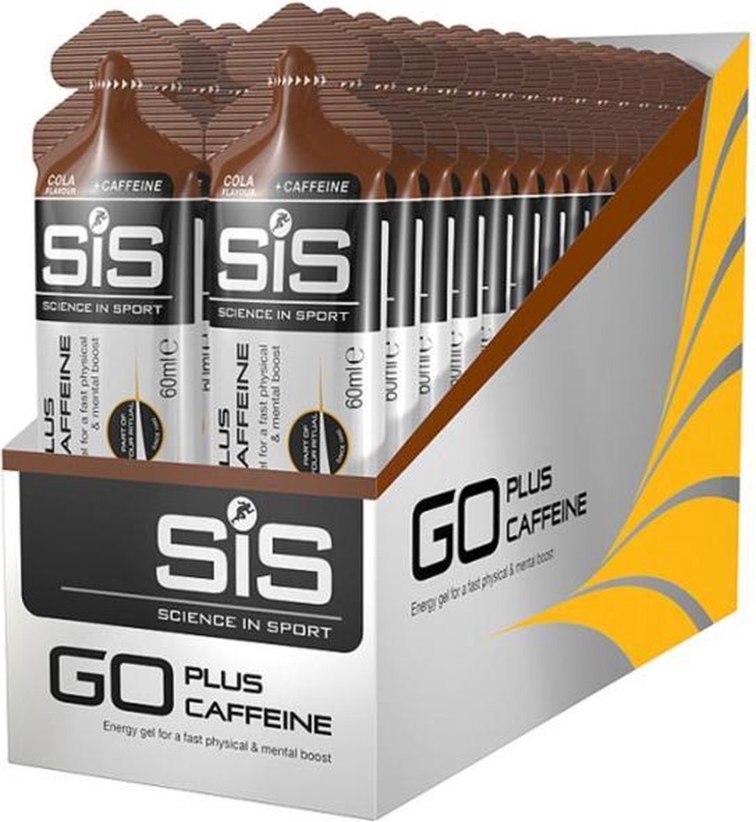 Science in Sport - SiS Go Isotonic Energygel + Caffeine - Energie gel - Isotone Sportgel - Cola Smaak - 30 x 60ml