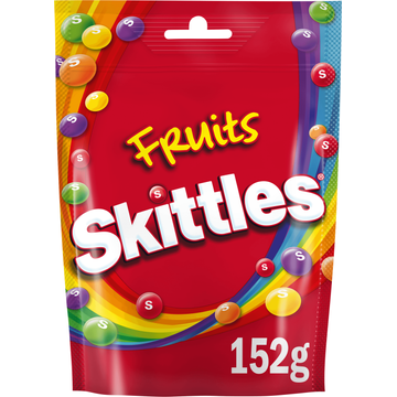 Skittles Fruits vegan snoepjes 152g bij Jumbo
