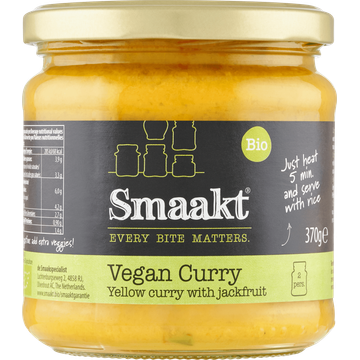 Smaakt Bio Vegan Curry 370 g bij Jumbo