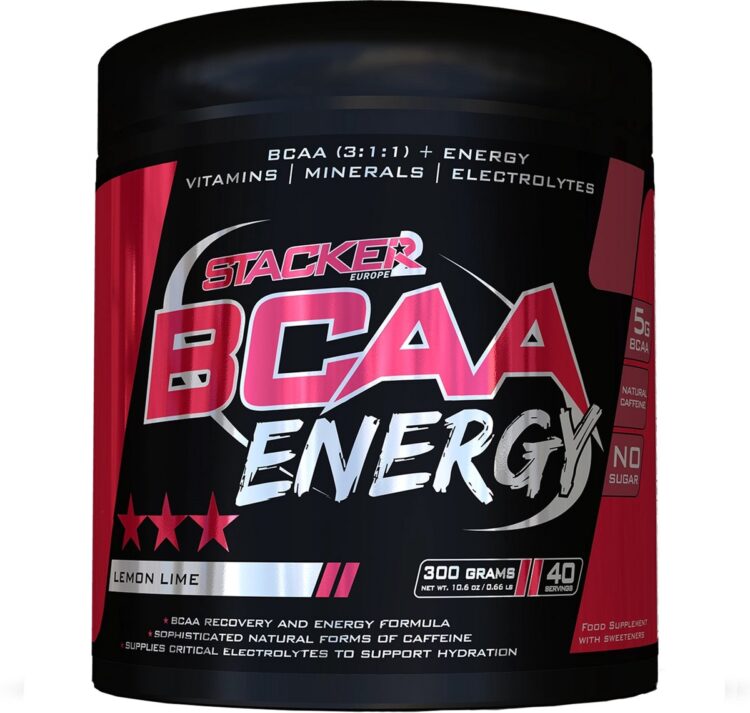 Stacker 2 BCAA Energy - 300 gram - 40 serving - Lemon