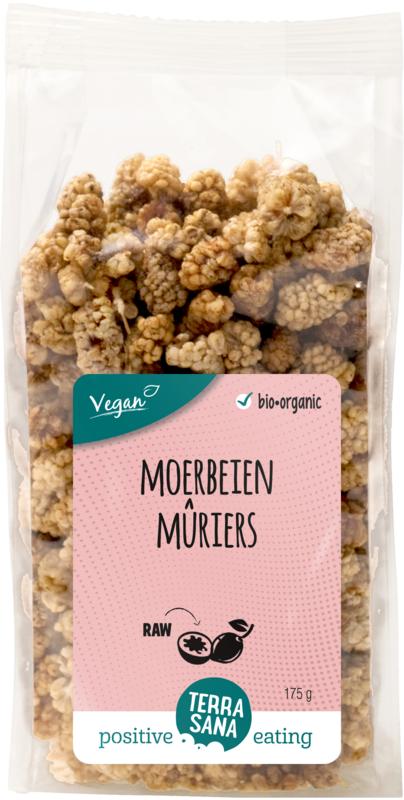 Terrasana RAW Moerbei bessen wit bio 175 gram