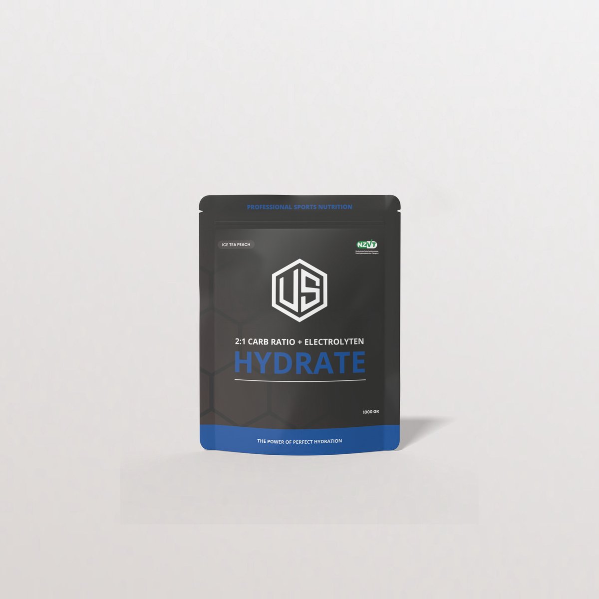 Ultimate Shape - Hydrate, Ice Tea Peach - NZVT - Dopingvrij - elektrolyten - 2:1 carb ratio + elektrolyten - koolhydraten