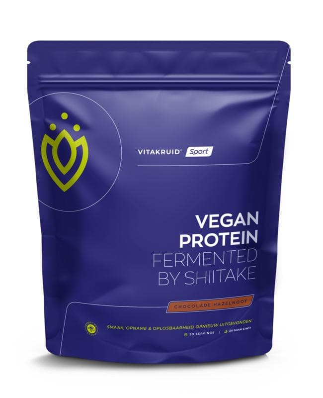 Vegan protein fermented by shiitake chocolade Vitakruid 921g