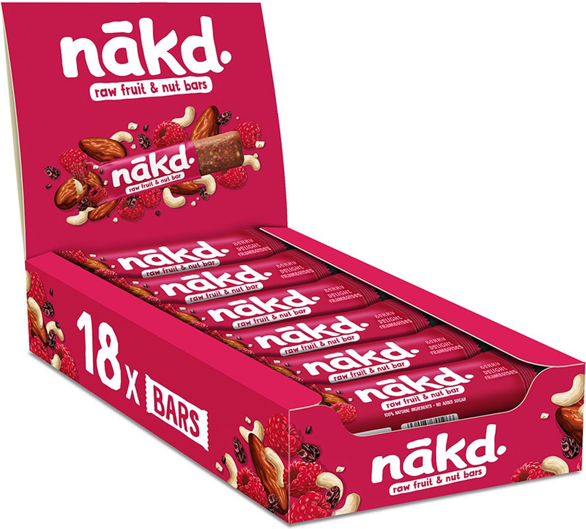 nãkd. fruit- en notenreep Berry Delight (35g) - 18 repen
