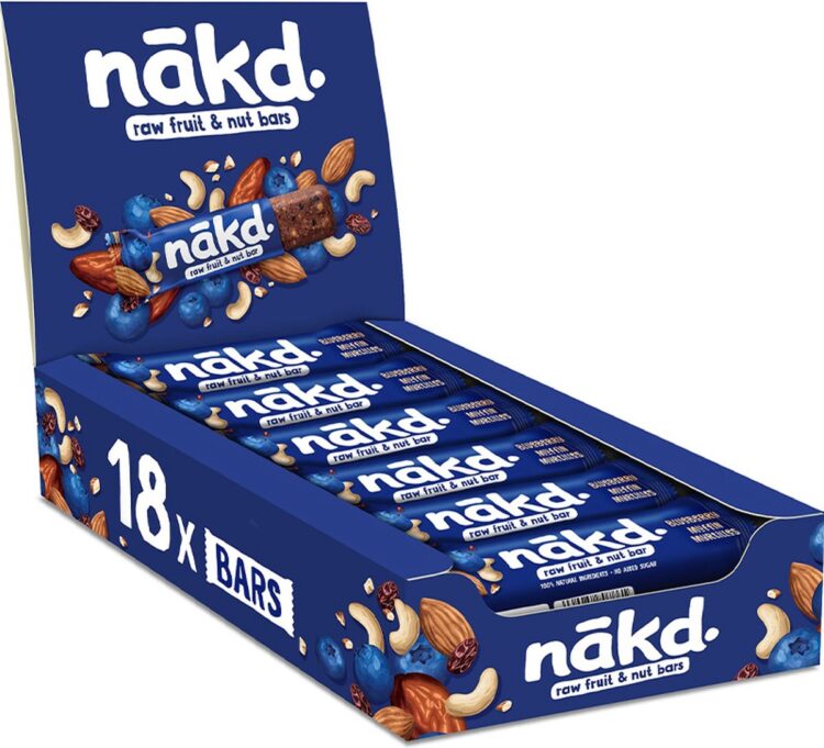 nãkd. fruit- en notenreep Blueberry Muffin - 18 repen