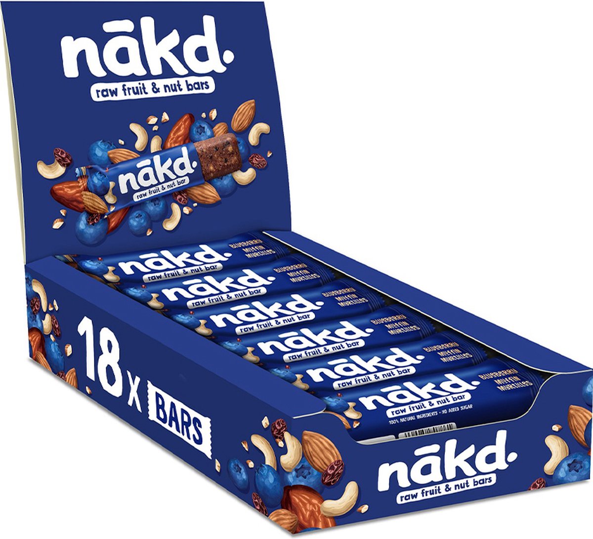 nãkd. fruit- en notenreep Blueberry Muffin - 18 repen
